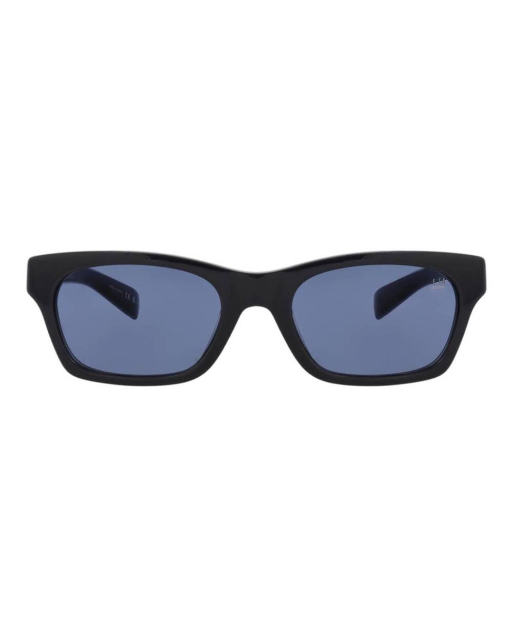 NEW DUNHILL men's square-frame recycled acetate sunglasses in metallic hinge